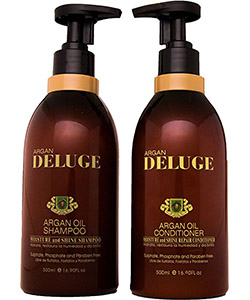 Deluge Moroccan Argan Oil Shampoo and Conditioner Deluge Moroccan Argan Oil Shampoo and Conditioner